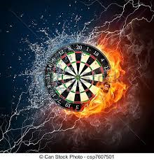 burning-dartboard